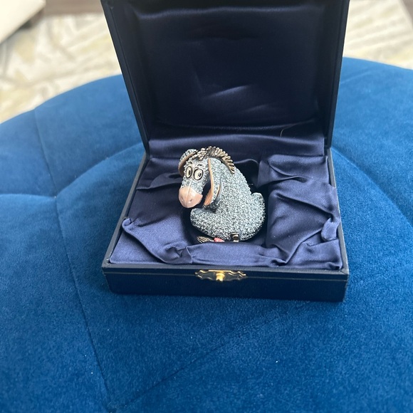 Disney Eeyore Arribas Swarovski Crystal Eeyore Figurine - Picture 4 of 10
